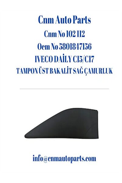 Iveco Daily Tampon Üst Bakalit Sağ Çamurluk 5801847156
