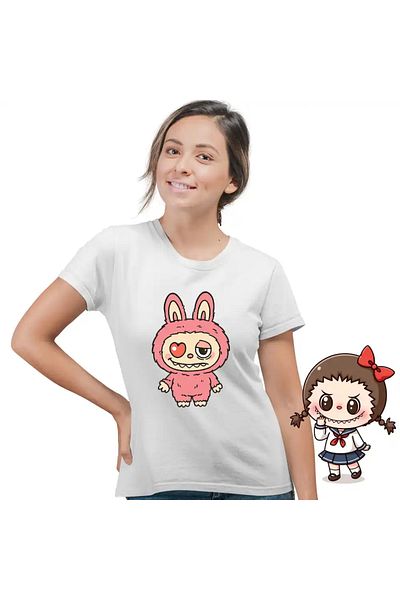 OEM Women's T-shirt Labubu Heartbreak
