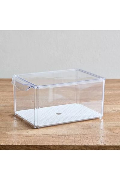 Home Box Sistematico Stackable Fridge Organizer with Drainage Tray - 6.9 L