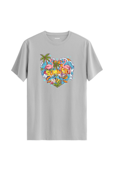 Colermi تي شيرت صيفي مطبوع عليه فلامنغو مصنوع من القطن بنسبة 100%
