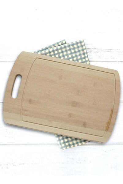 Generic Thick Wooden Bamboo Kitchen Chopping Cutting Slicing Board with Handle