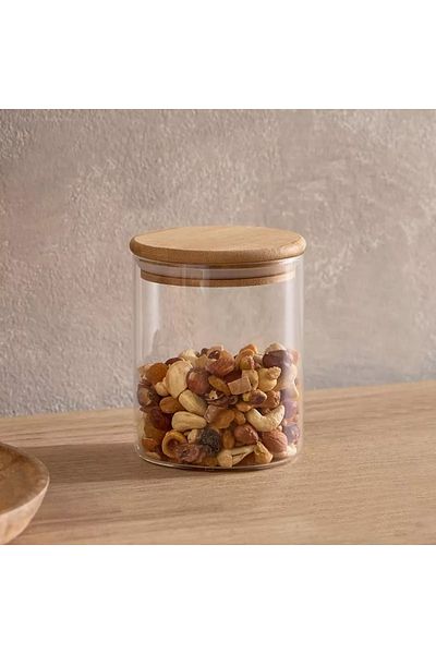 Home Box La Natura Borosilicate Glass Jar - 650 ml