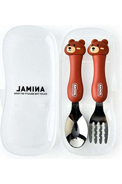 Generic 2Pcs Kids Silverware Travel Carry Set Children Portable Tableware Tod...