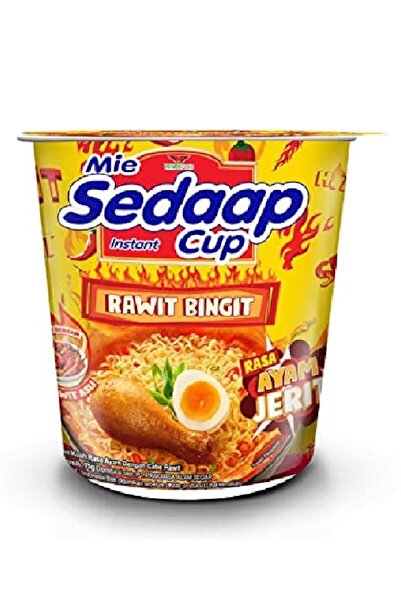 Sedaap Mie Cup Rawit Bingit Ayam Jerit 75g – Süper Acılı Tavuk Aromalı Hazır ...