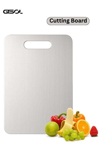 Generic Heavy Duty 304 Stainless Steel Cutting Board – 34x24cm | Rust-Resista...