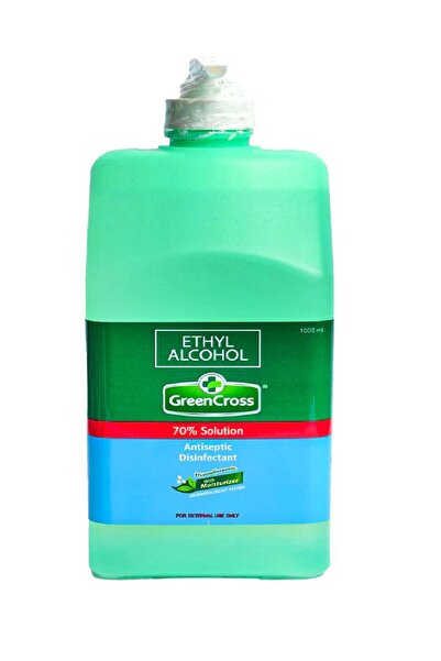 Green GreenCross Ethyl Alcohol 70% with Moisturizer 1000ml