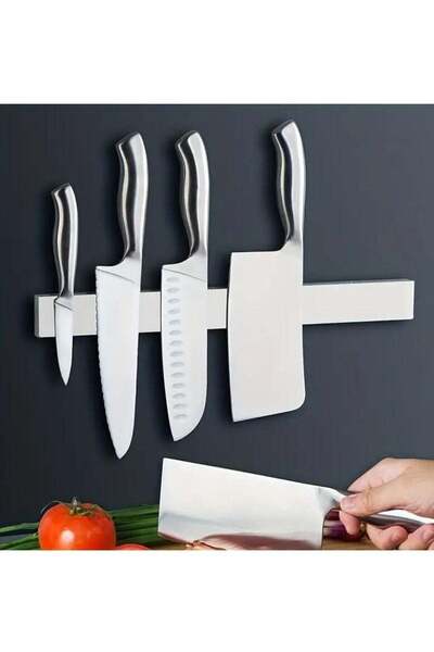 Generic Magnetic Knife Holder - 16-Inch Stainless Steel Rack for Knives, Kitc...