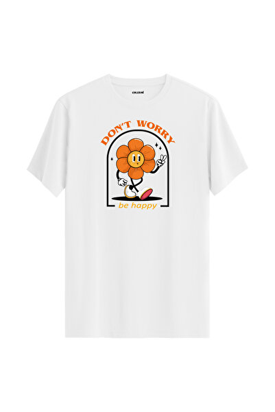 Colermi تي شيرت بتصميم شخصية زهرة بكلمات تحفيزية