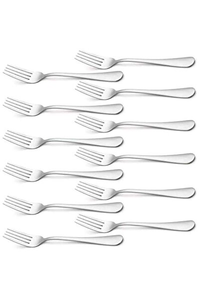 Generic Forks Silverware, Dinner Forks 8 Inches, Forks Set of 12 Premium Food...