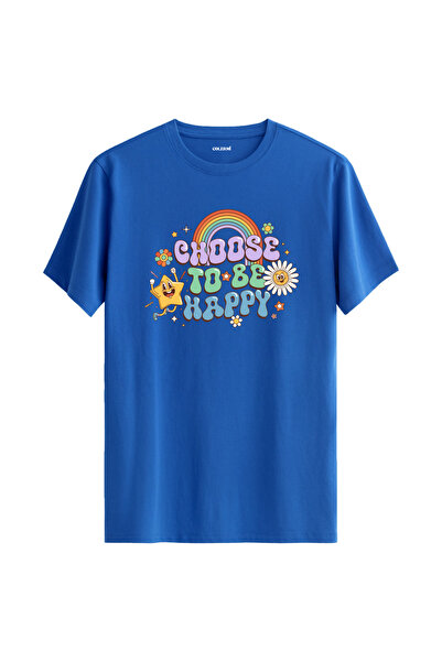 Colermi تي شيرت مكتوب عليه تحفيز للجنسين مصنوع من القطن الفاخر بنسبة 100%