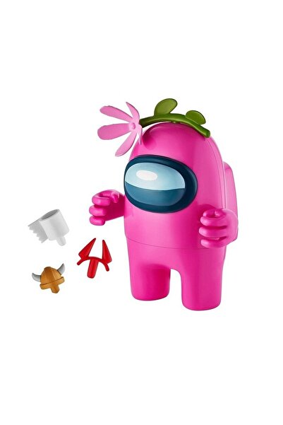 AMONG US Figurina Among Us, Action Seria 1, Roz cu accesorii, 23 cm