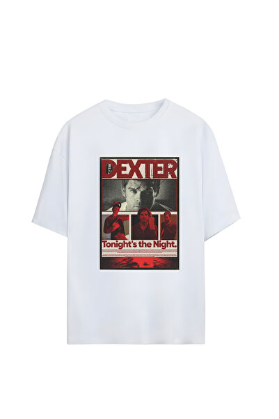 GraffTee تي شيرت قطني كبير الحجم للجنسين من DEXTER