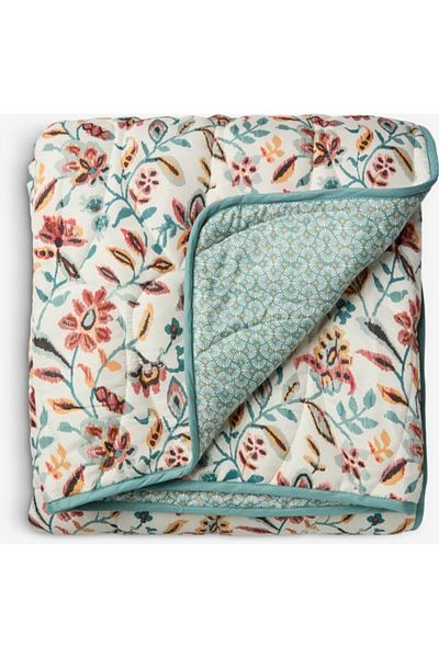Kamille Quilted blanket 140x200 flowers