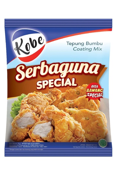 KOBE Serbaguna Special 200g – Çok Amaçlı Kızartma Harcı 1 paket