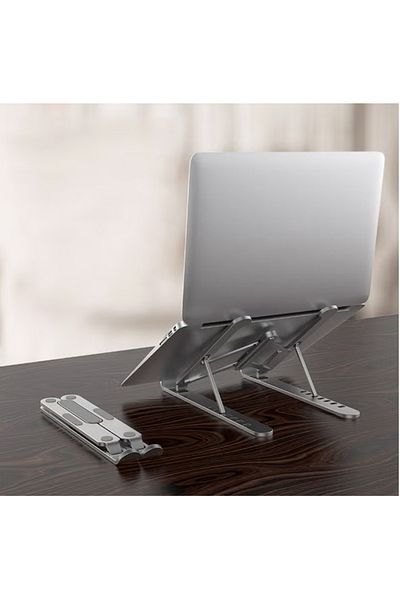 Generic Adjustable Portable Elevator Laptop Stand Black