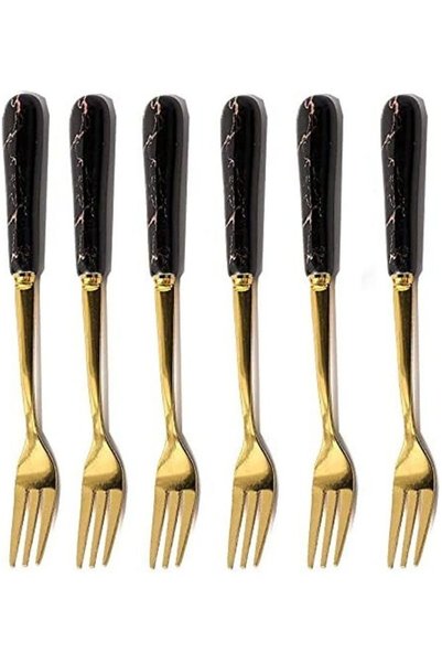 Generic 6-Piece Dinnerware Cutlery Set Multicolour