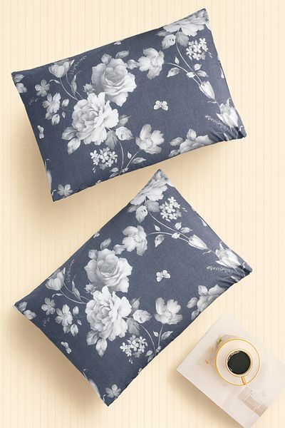 İQON |   Pattern |   Ranforce 2-Piece Pillowcase Set |   Avangarde Anthracite