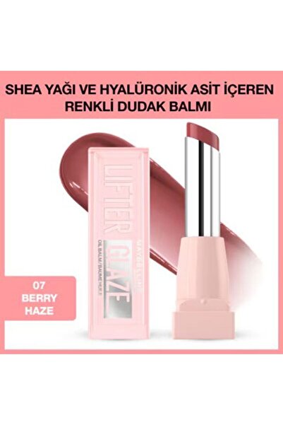 Maybelline New York Lifter Glaze Shea Yağı ve Hyalüronik Asit içeren Renkli D...