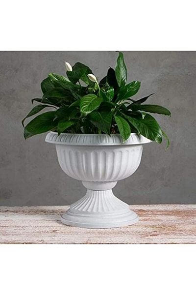 genric FFD Classic Roman Column Urn Planter - Versatile Indoor and Outdoor Flower Pot for Garden Vases