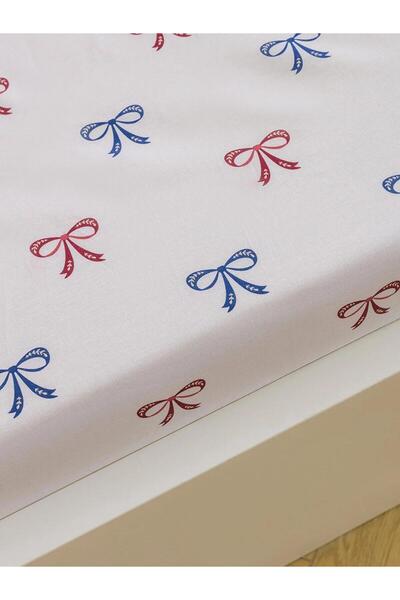 LC Waikiki Lcw Bow Printed Double Fitted Sheet (W5)