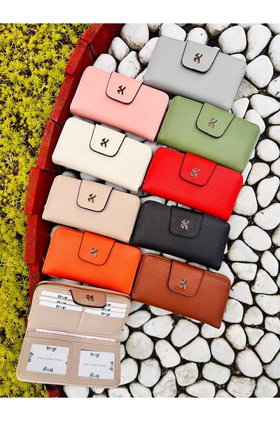 SHIKIRTI Women's Wallet with Zipper Closure and Card Holder Section