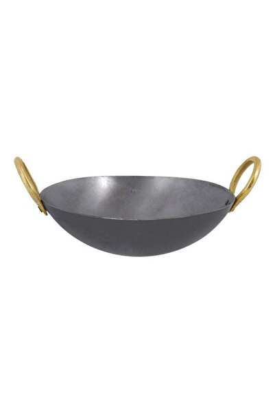 Generic DELCASA Iron Wokpan Grey/Gold 23cm