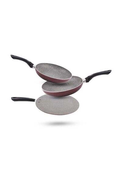 Generic DELCASA 3-Piece Fry Pan Set
