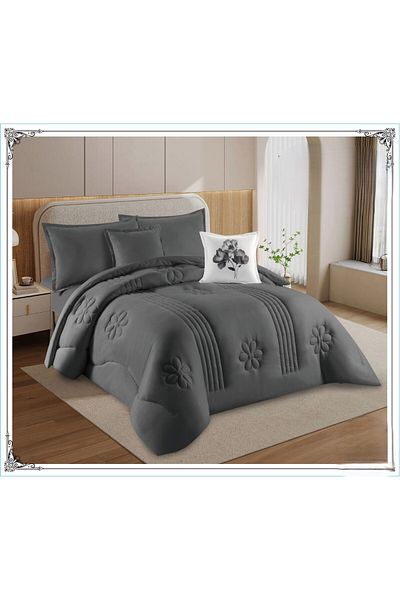 Red Rose Luxury hotel double bed sheet with an exclusive and attractive design made of microfiber, size 220*240 cm
