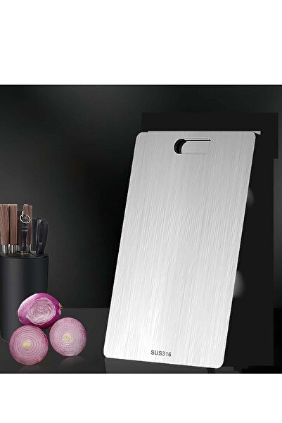 Generic Cutting Board,Grade 316 Stainless Steel Kitchen Chopping Board, Large...