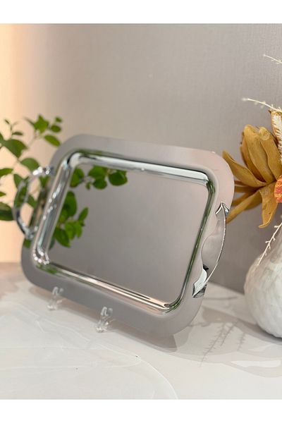 ALJAHWAR Rectangular serving tray with handle 36x26