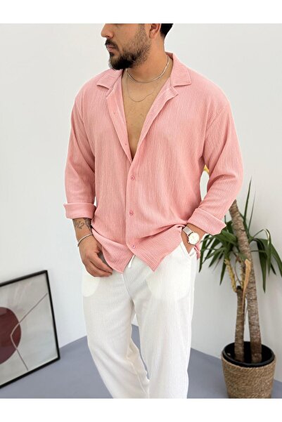 Combineman35 Πουκάμισο - Ροζ - Casual