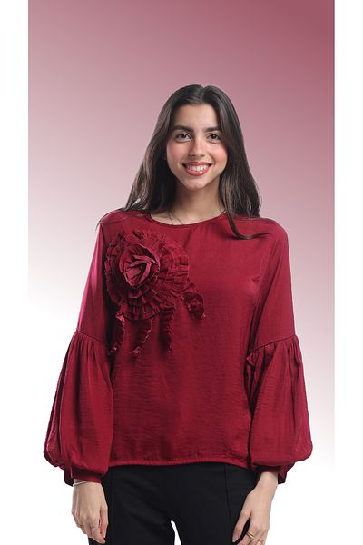 SUGA Spring Flower Blouse