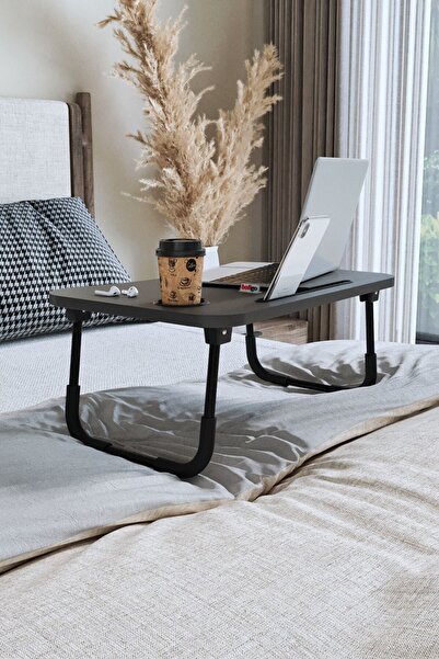 Global Ersat Katlanabilir Yatak Koltuk Üstü Hasta Servis Masası Laptop Bilgisayar Sehpası