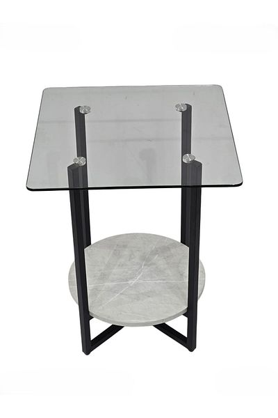 Generic Side Table for Living Room, Bedroom, Couch Sofa, Rustic Snack Bed Side Table , Size 50 x 50 x 65cm