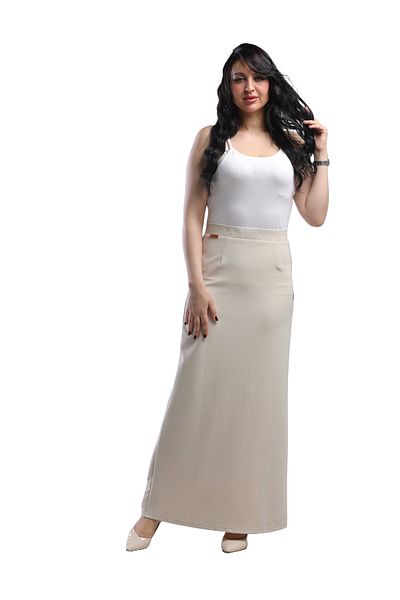 SUGA Tala's summer maxi jeans skirt