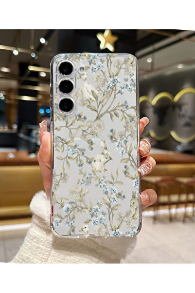 enfein Balporsuku Samsung Galaxy S21 İle Uyumlu OMeN02 Desenli Şeffaf Telefon...