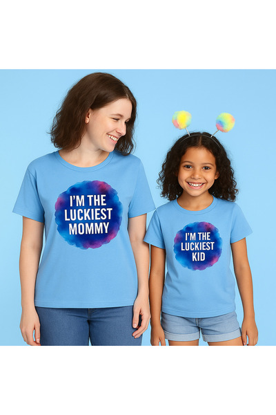 SVART WEAR Awesome Mother Daughter Σετ μπλουζάκια με συνδυασμό 100% βαμβάκι o...