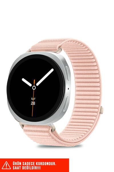 Nezih Case Samsung Galaxy Watch 8 40mm / 44mm / 46mm Classic Uyumlu Hasır Örg...