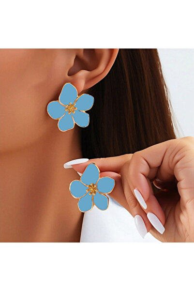 MRK Kadın Flower Çiçek Küpe
