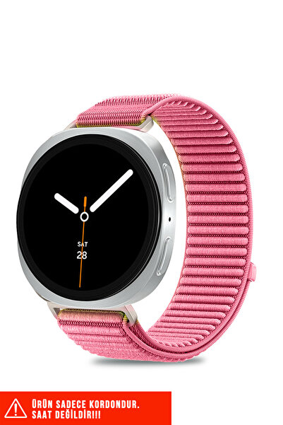 Nezih Case Samsung Galaxy Watch 8 40mm / 44mm / 46mm Classic Uyumlu Hasır Örg...