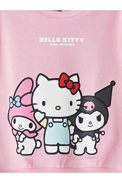 LC Waikiki Sparkling Choices from Shining Store |   Crew Neck Kuromi Printed Girls' Sweatshirt