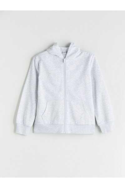 LC Waikiki Sparkling Choices from Shining Store |   Long Sleeve Girls' Thick Zippered Sweatshirt