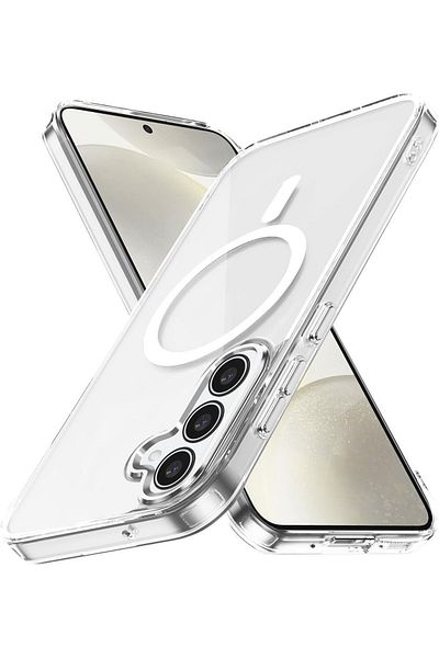 SUPPO Samsung Galaxy S23 Ultra Compatible Transparent Anti-Yellowing Magsafe Case