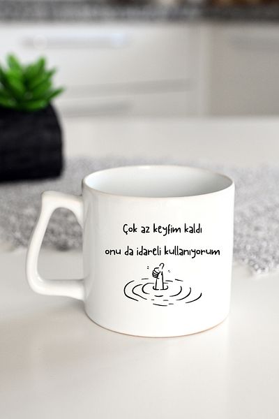 IVART Not Much Fun Left I Admin It Too Printed Porcelain Mug-Gift-D Mug with Handle
