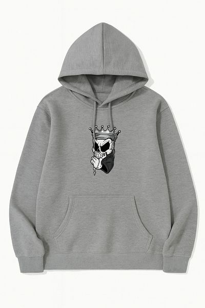 CLASSY.MODA “Trend Oversize Hooded Sweatshirt - Comfortable 3 Thread Fabric, Colorful Printed Unisex”