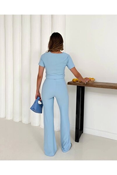 Butik Ottoman Suit with V Accessories Blue S255850