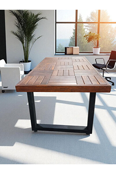 MİRRORSS Orta sehpa ceviz renk çay kahve sehpası 90 X 47 cm