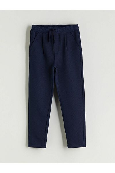 LC Waikiki Create Your Style from Uzg Store |   Textured Boy's Trousers with Elastic Waist
