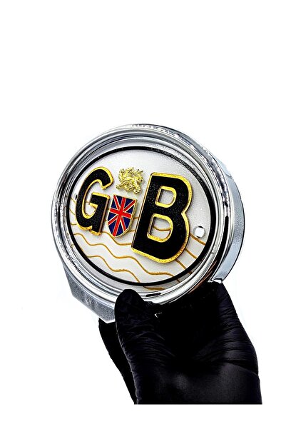 BsElektronik حروف G و B منقوشة بإطار بيضاوي خاص، تصميم ذهبي وفضي، حرف GB مع ع...