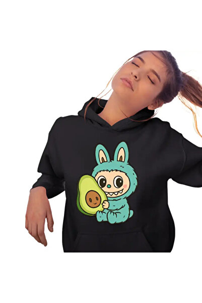 OEM Hanorac Femei Labubu Avocado